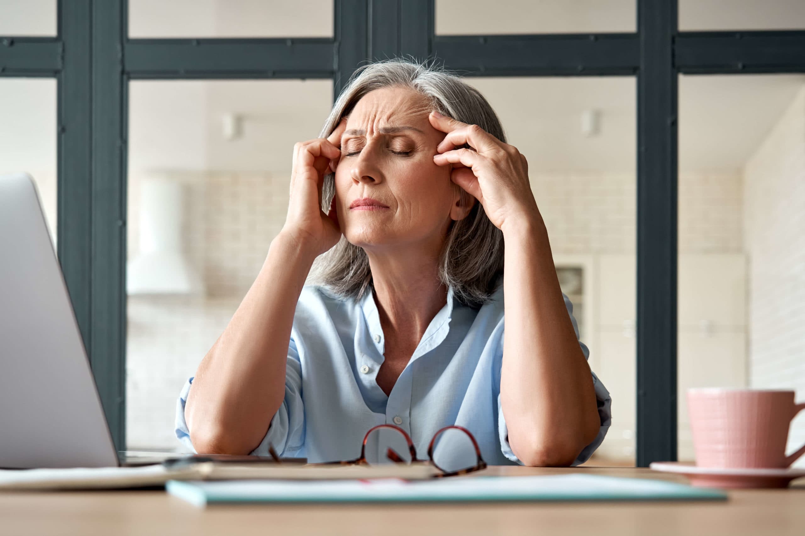 Woman Dealing with Menopause