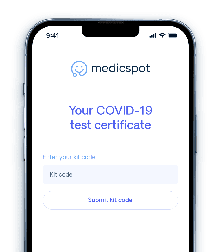 General Lateral Flow Tests Not for Travel Medicspot