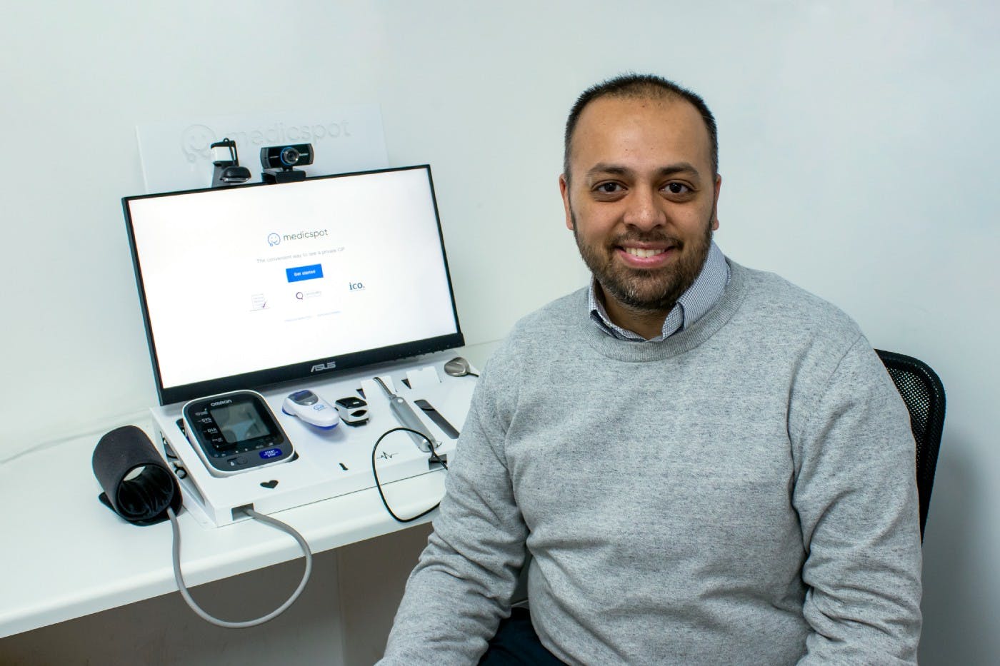 Dr Zubair Ahmed, Co-founder and CEO of Medicspot